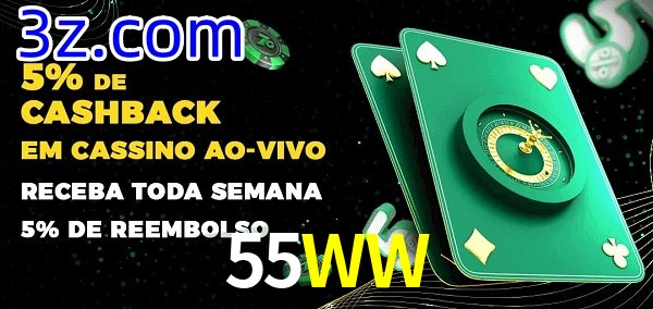 Promoções do cassino ao Vivo 55WW
